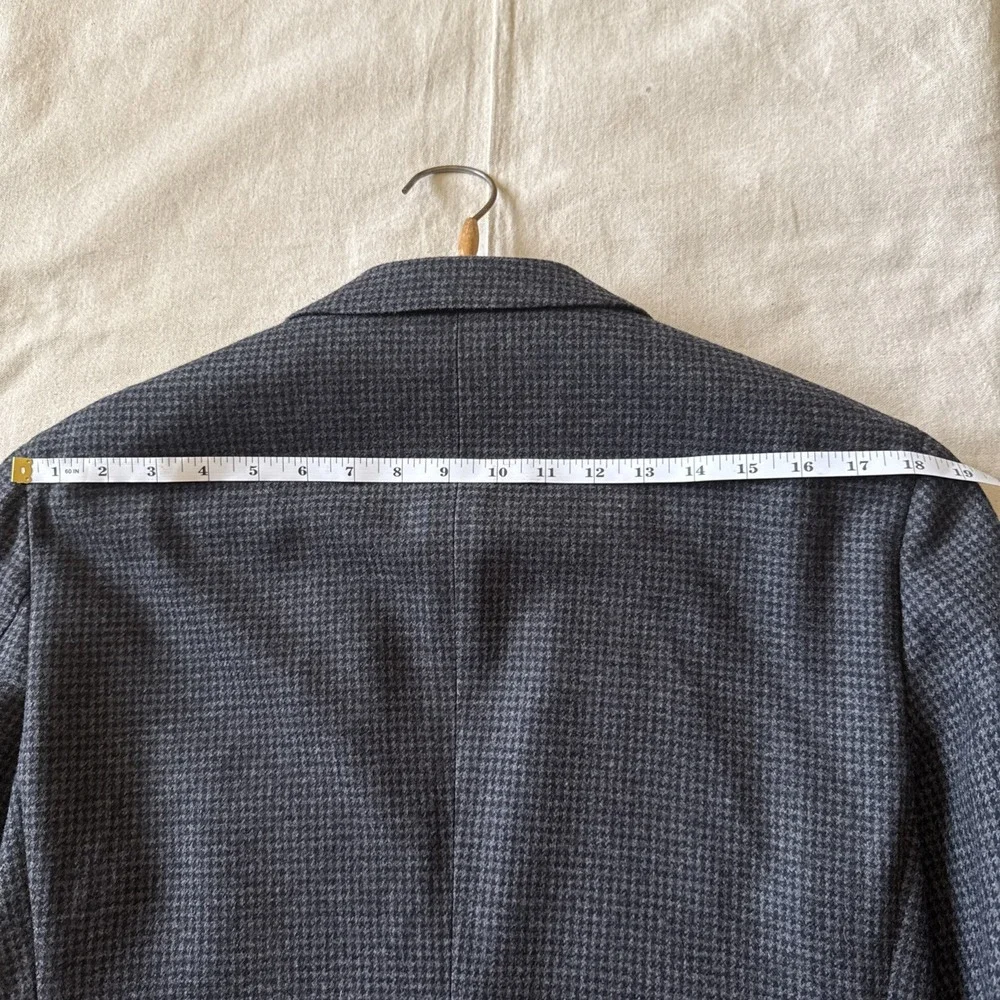 Suitsupply Blazer 42 Slim Check Merino Wool Marling Evans Havana Patch